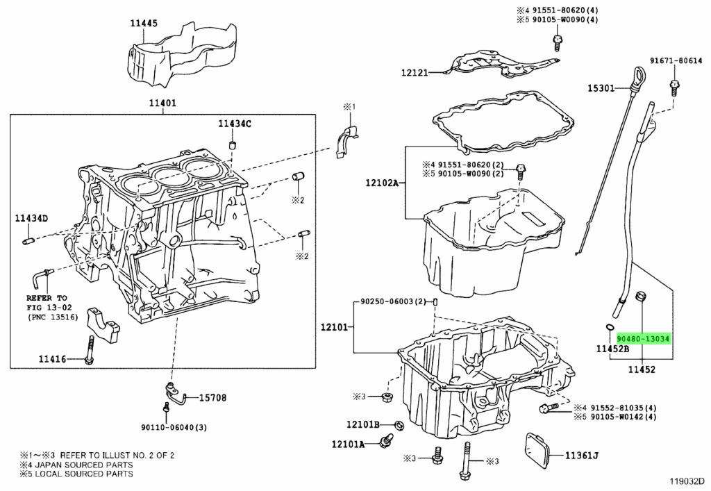 Toyota 90480 13005